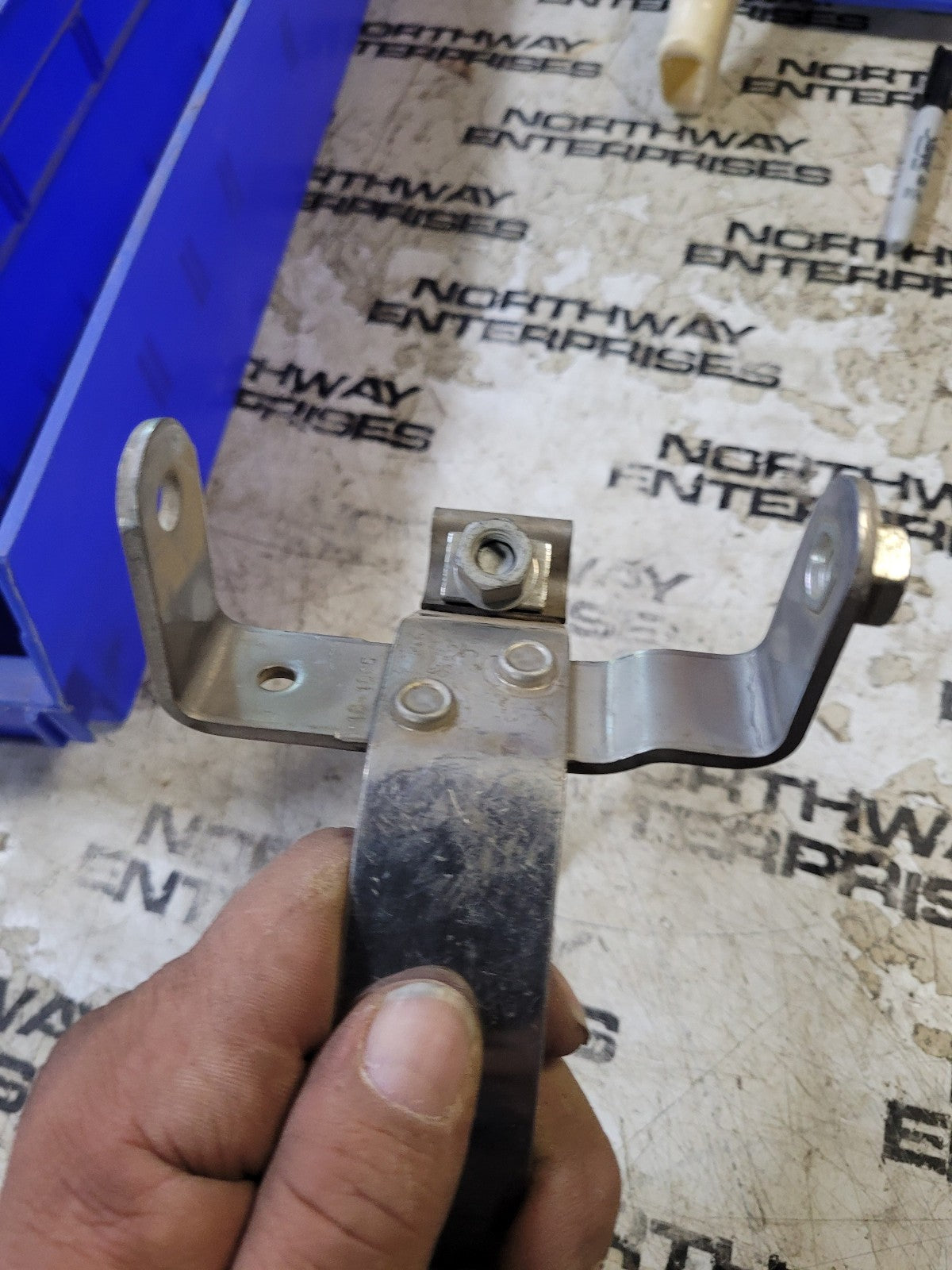 Upper Stack Clamp 5 Inch Driver Side Replaces M16-1005 For Kenworth T800 & W900