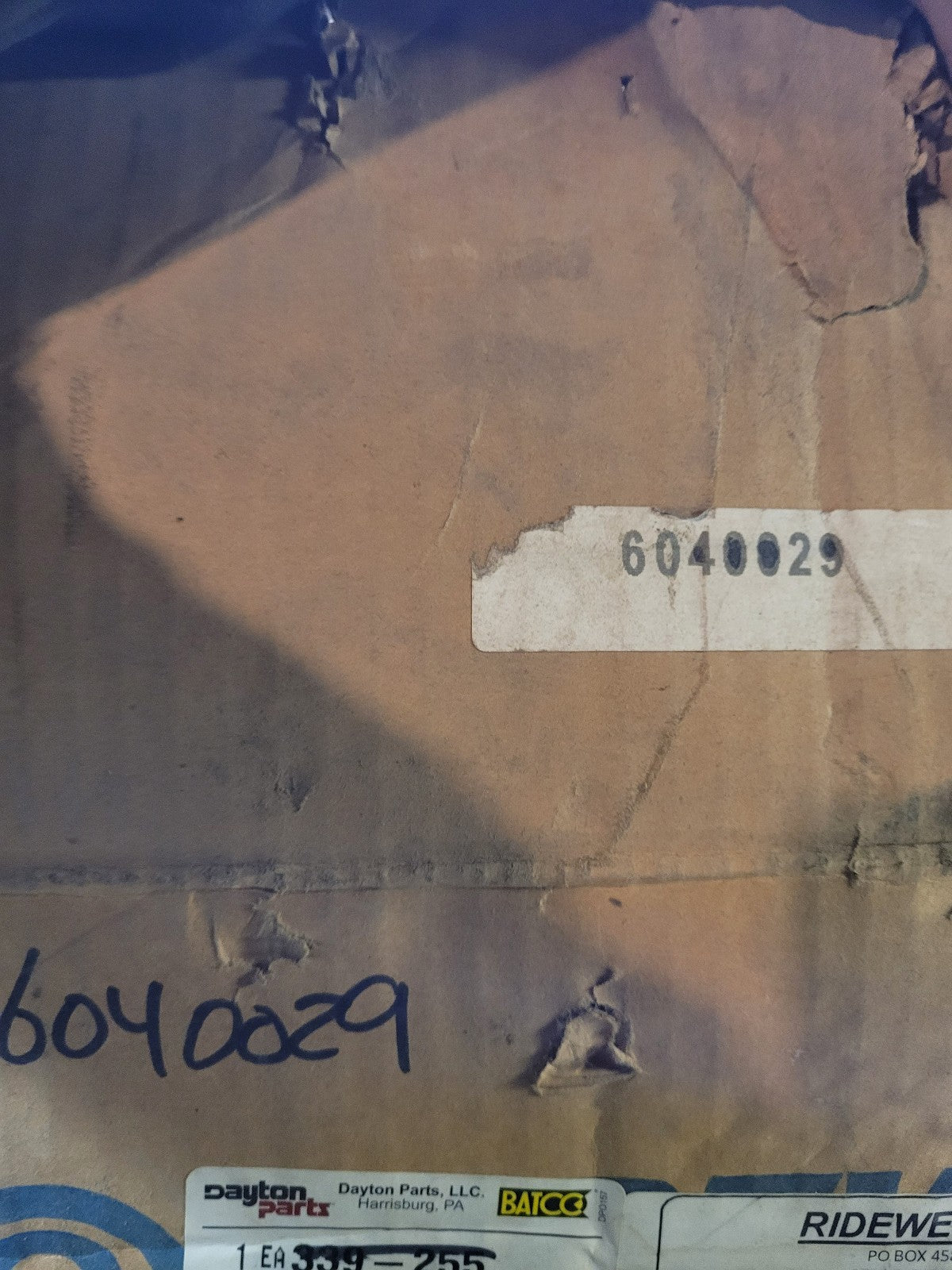 Ridewell 6040029 Bushing Kit REF10 BOLTS MISSING