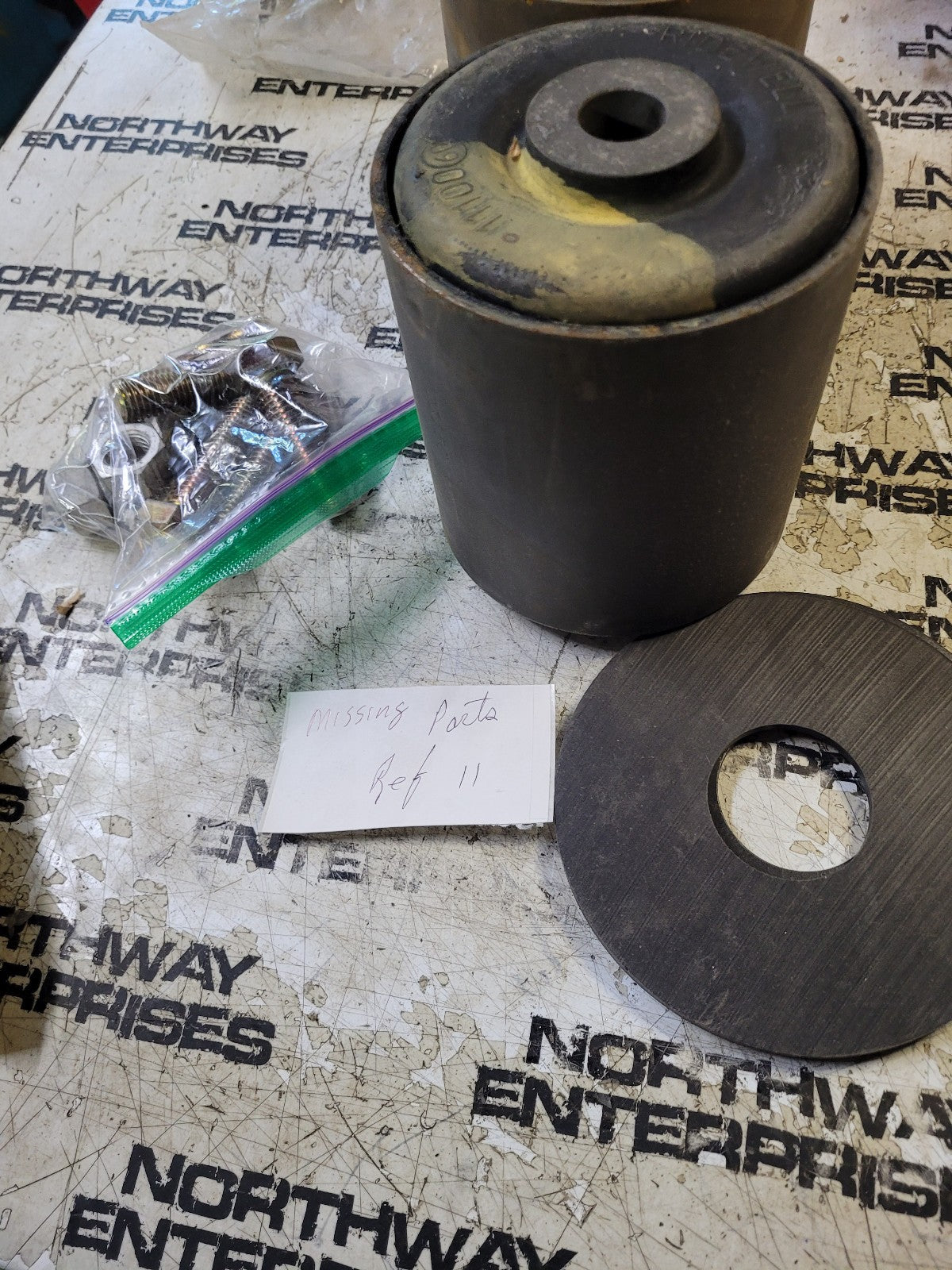 Ridewell 6040039 BUSHING KIT Ridelite 60 Duro A