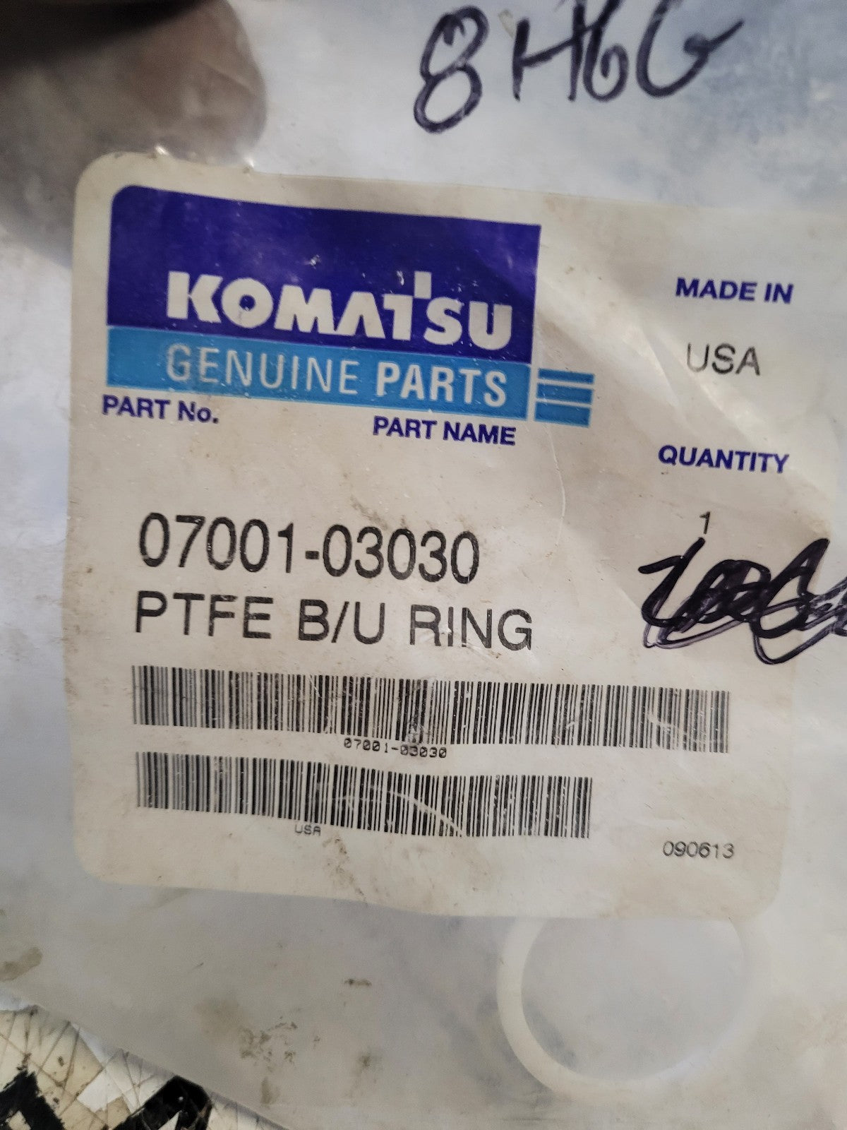 KOMATSU 07001-03030 PTFE B/U RING