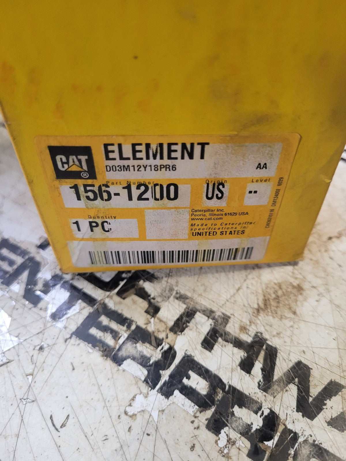 156-1200 CATERPILLAR CAT FUEL FILTER 1561200