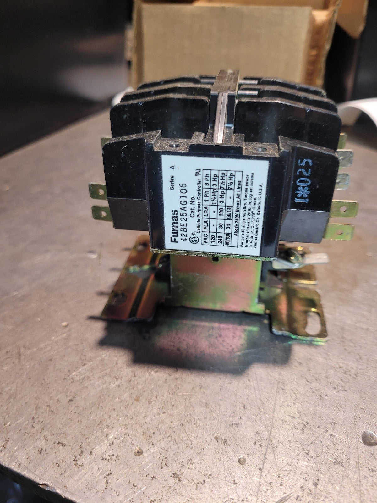 NEW 42BE25AG106 FURNAS MAGNETIC CONTACTOR 4 POLE 30A RATING 208-240V