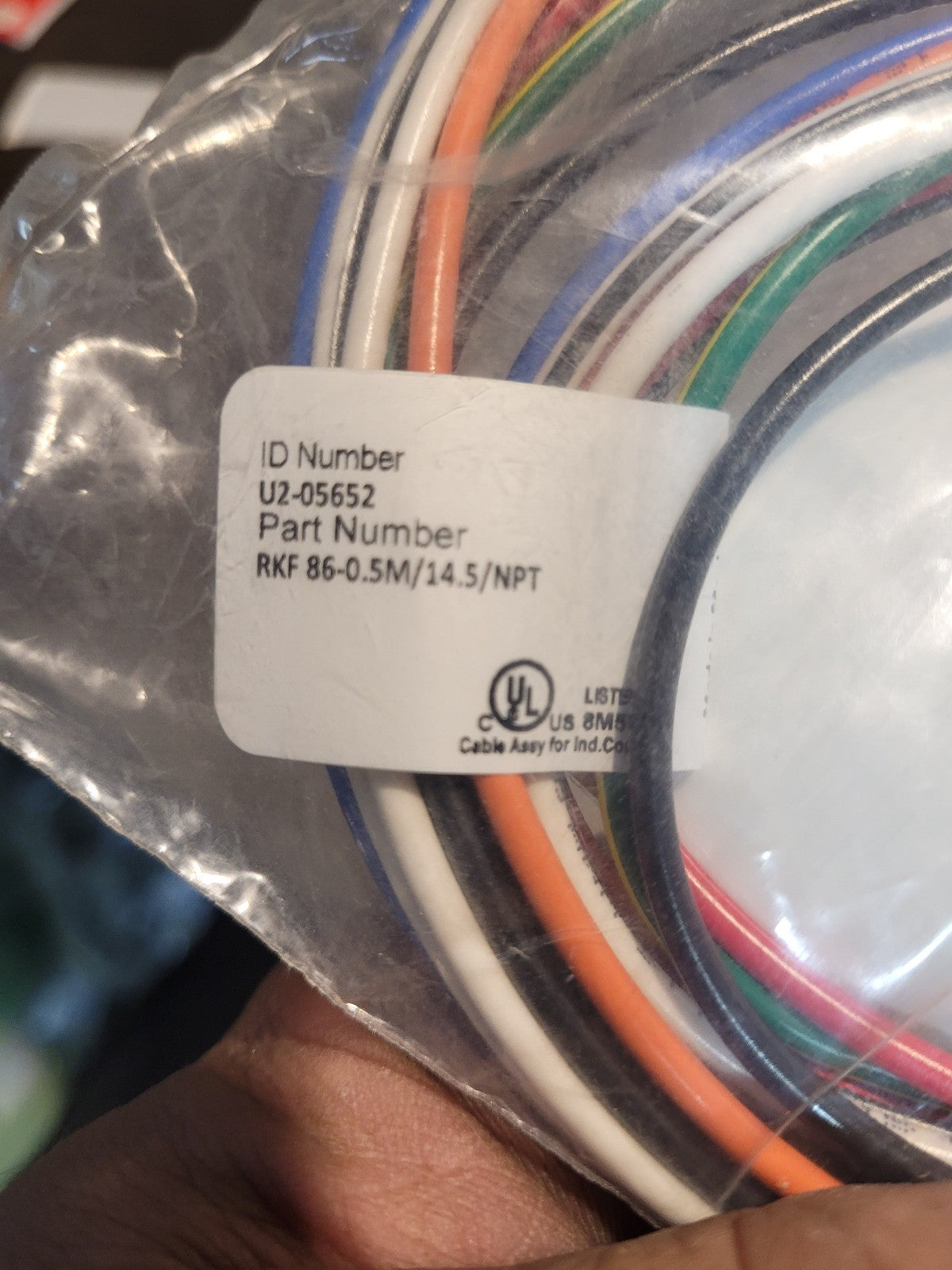 Turck RKF-86.0.5M/14.5/NPT U2-05652 SENSOR RECEPTACLE