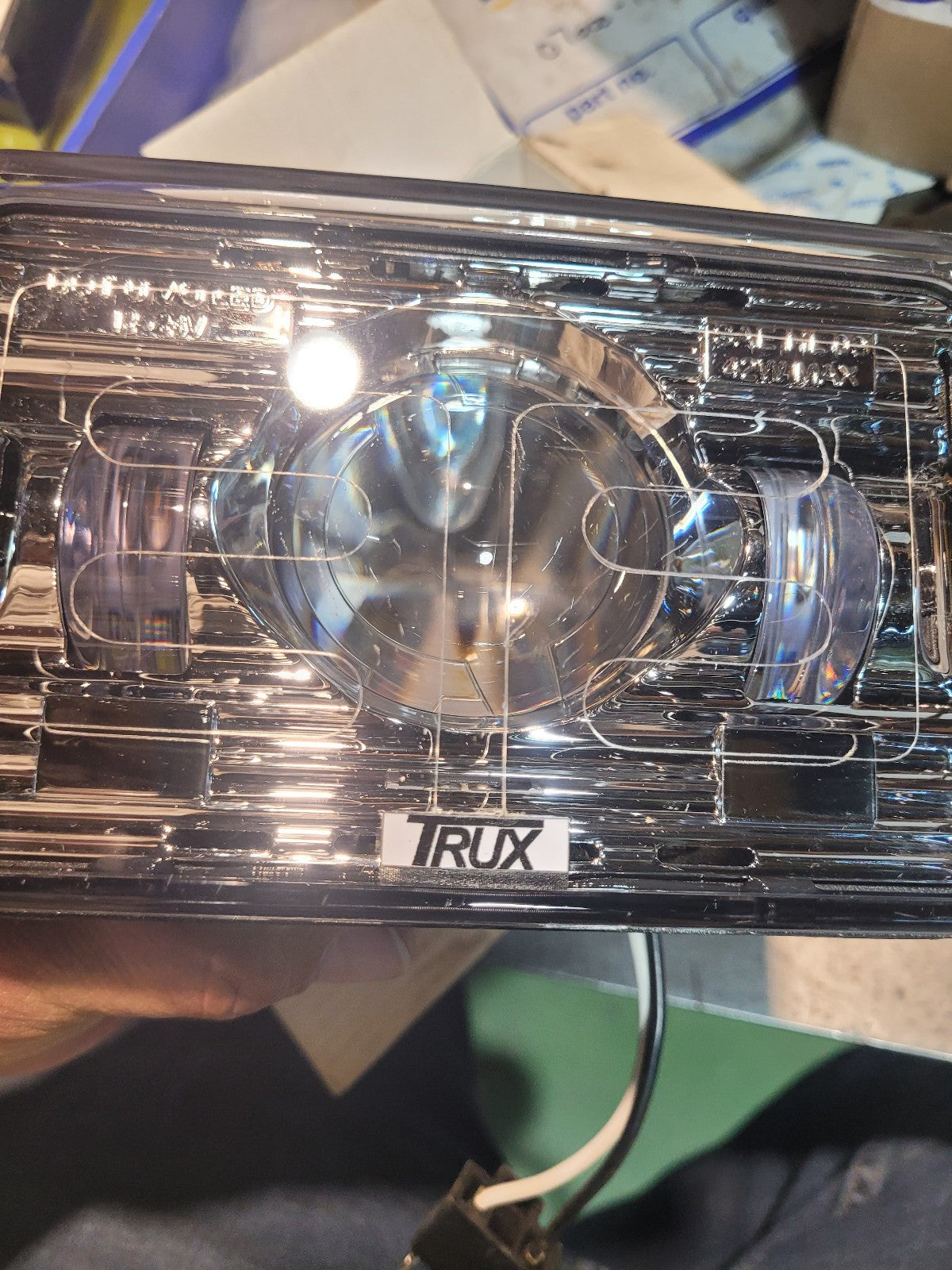 Trux Accessories TLED-H11 4" x 6" LED Projector Headlight - High Beam - Heated