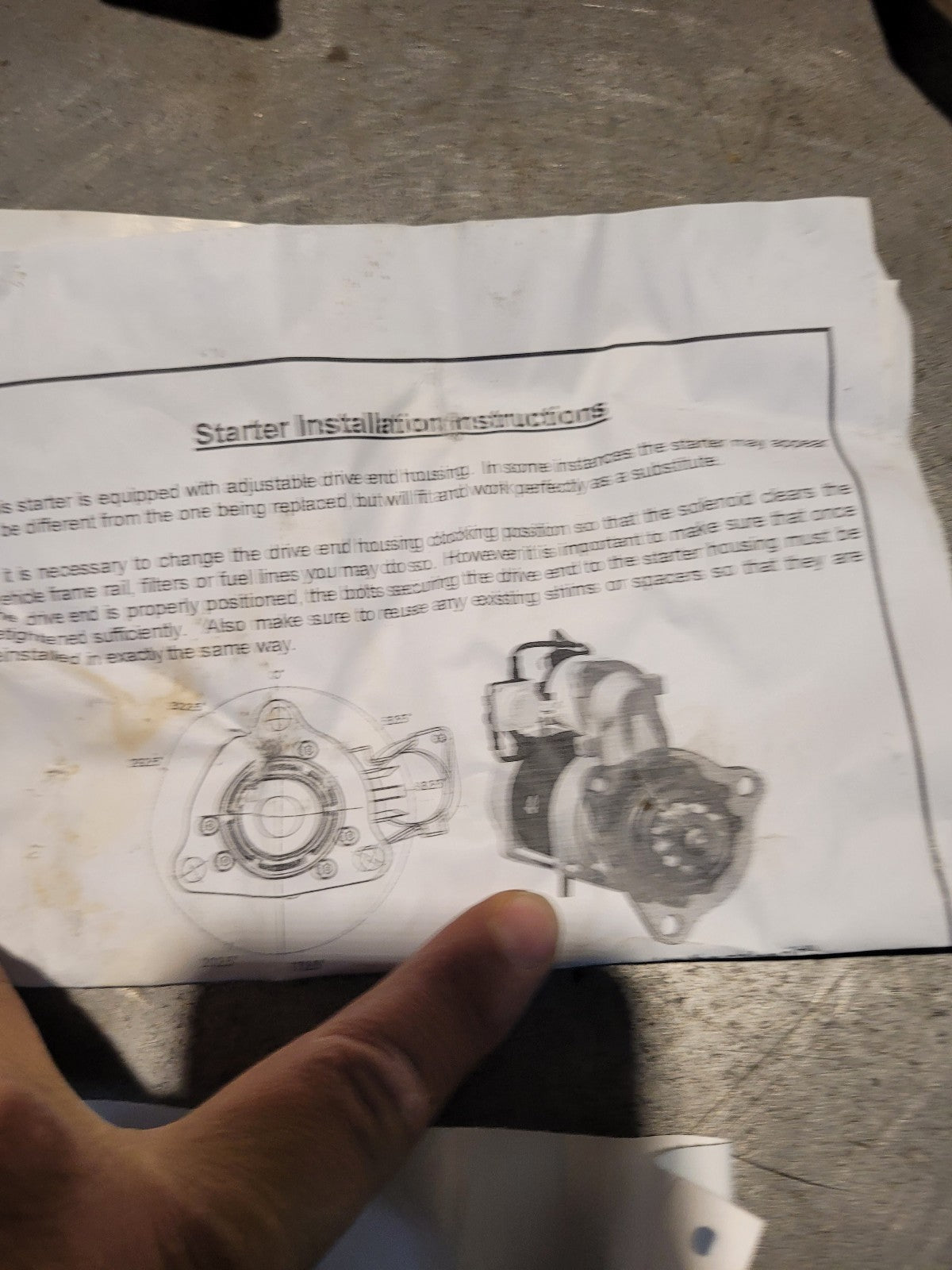 UNIPOINT STR-4295 Starter Motor 39MT, 12V (Replaces 8200433)