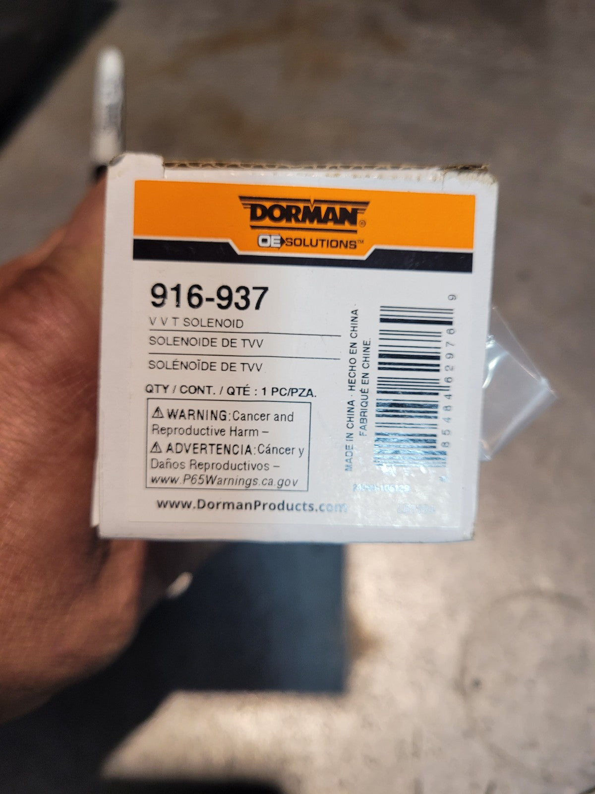 New Dorman VVT Solenoid 916-937 Buick Cadillac Chevy GMC 2.0L 2.5L