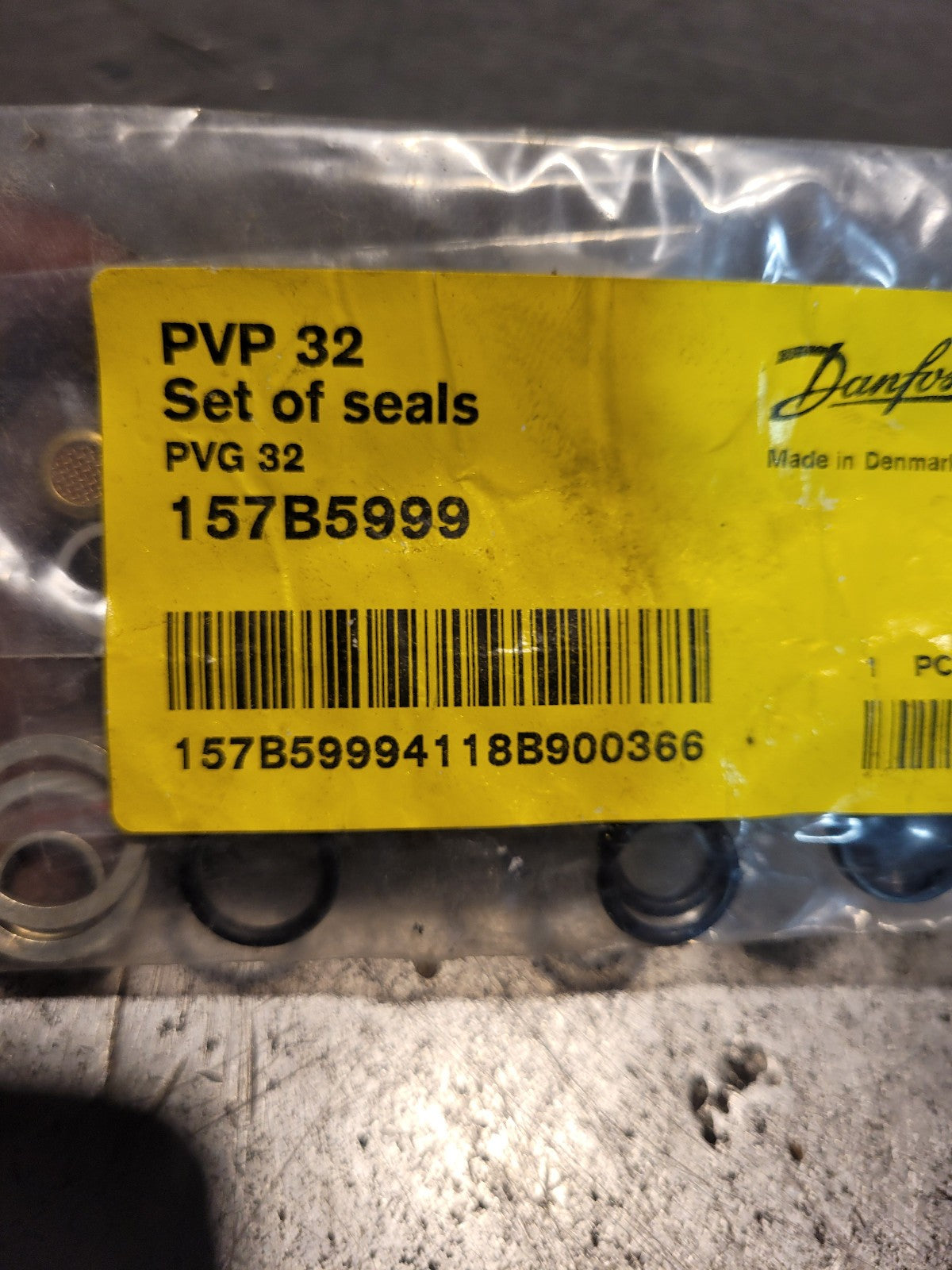 Sauer-Danfoss 157B5999 PVP Seal Control Valve Kit