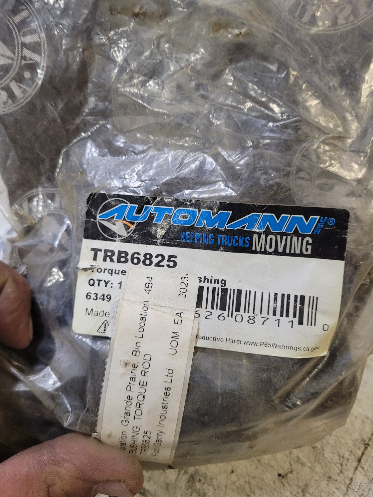 TRB6825 Torque Rod Bushing Kenworth E-10303 R3010303 90008265
