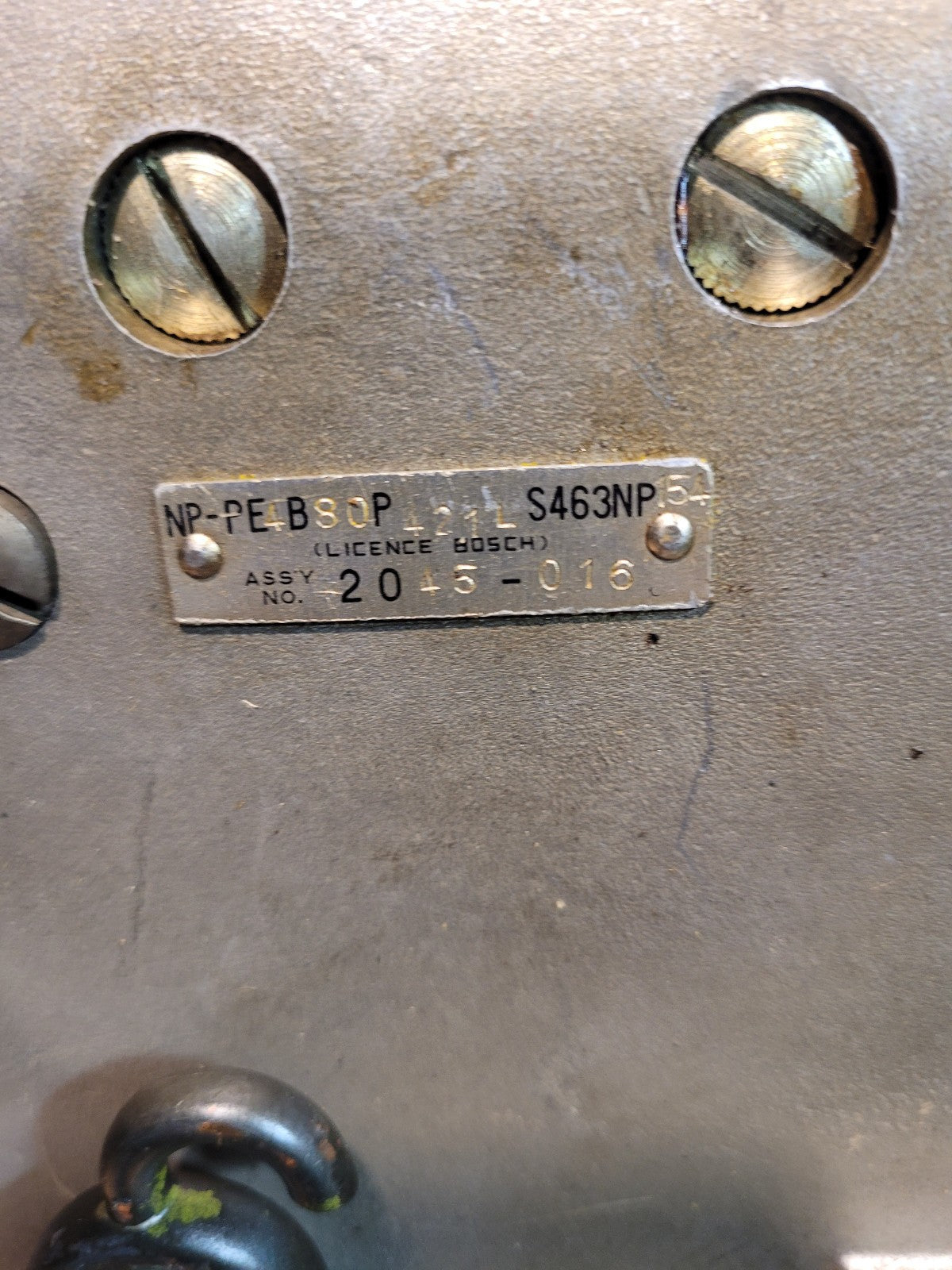 DIESEL KIKI B292750 2451-435 5423-040 ADJUSTED 400 B RPM BQ26A12NP116 4CYL