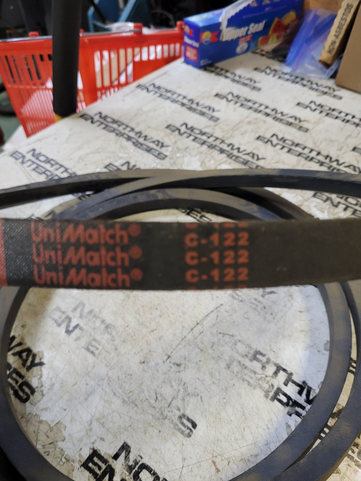 UNIMATCH C122 V-belt 7/8 x 126in Vbelt C-122