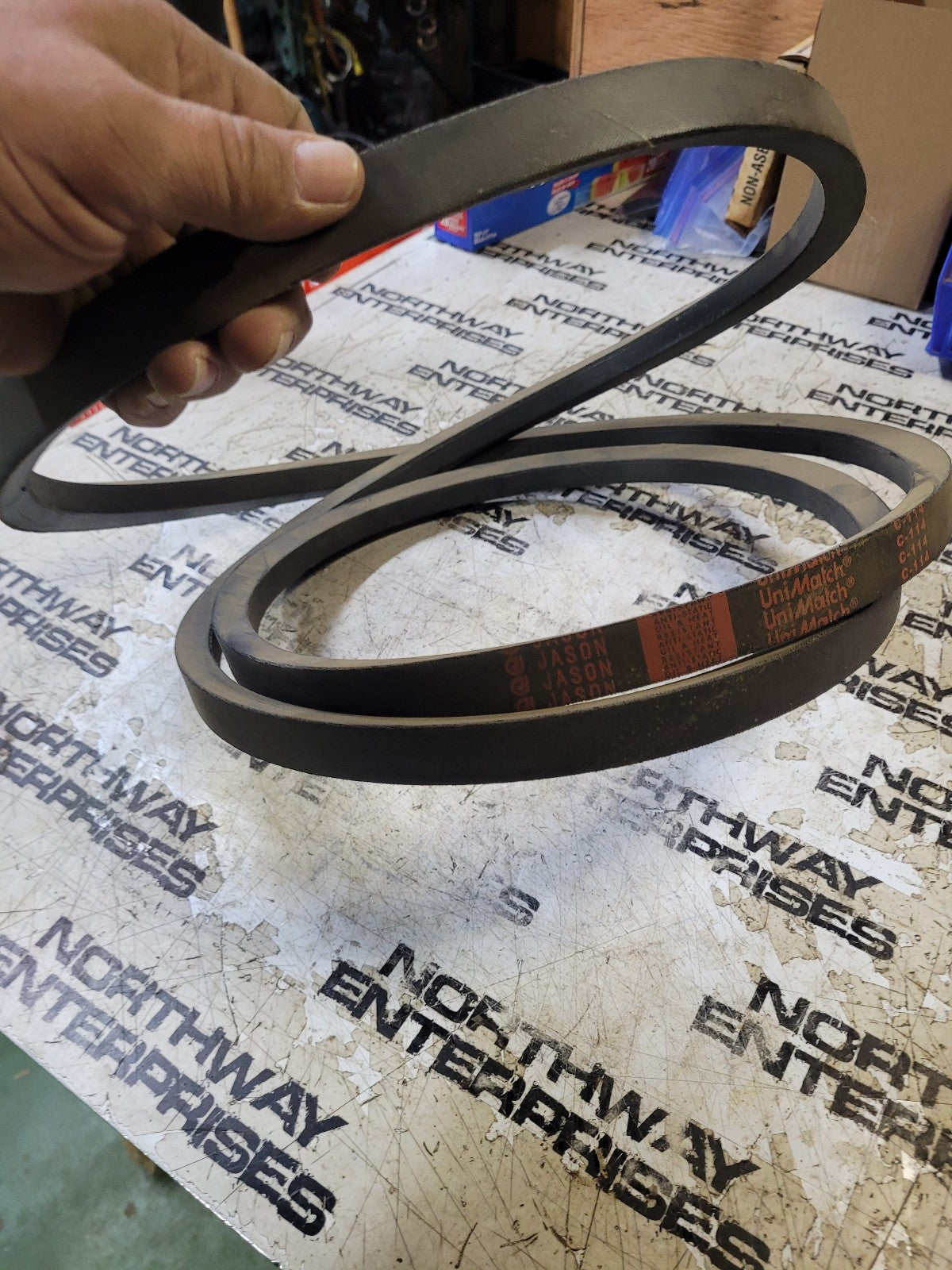 C-114 UNIMATCH BELT C114 7/8 in Top Width, 1 Strand, 118 in