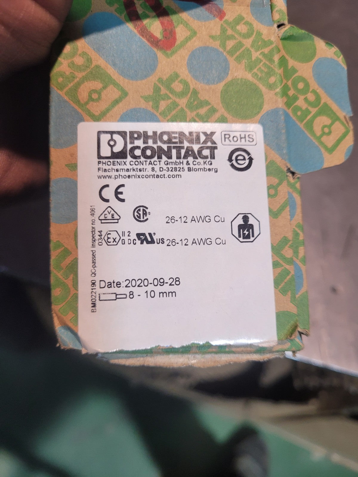 PHOENIX CONTACT PTTB 2,5-PE DOUBLE-LEVEL TERMINAL BLOCK