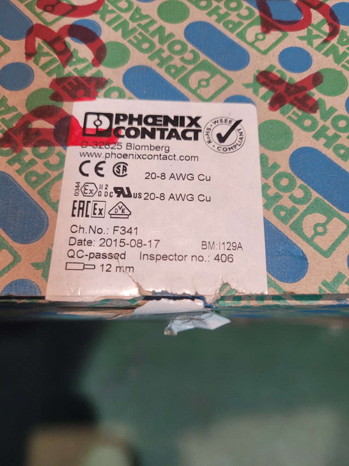 PHOENIX CONTACT PT 6-PE / PT6PE (NEW IN BOX)