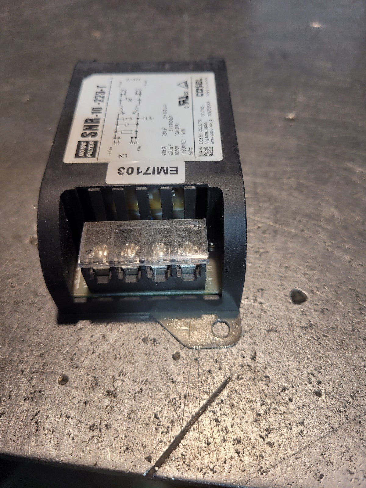 SNR-10-223-T POWER LINE FILTER COSEL NOISE FILTER