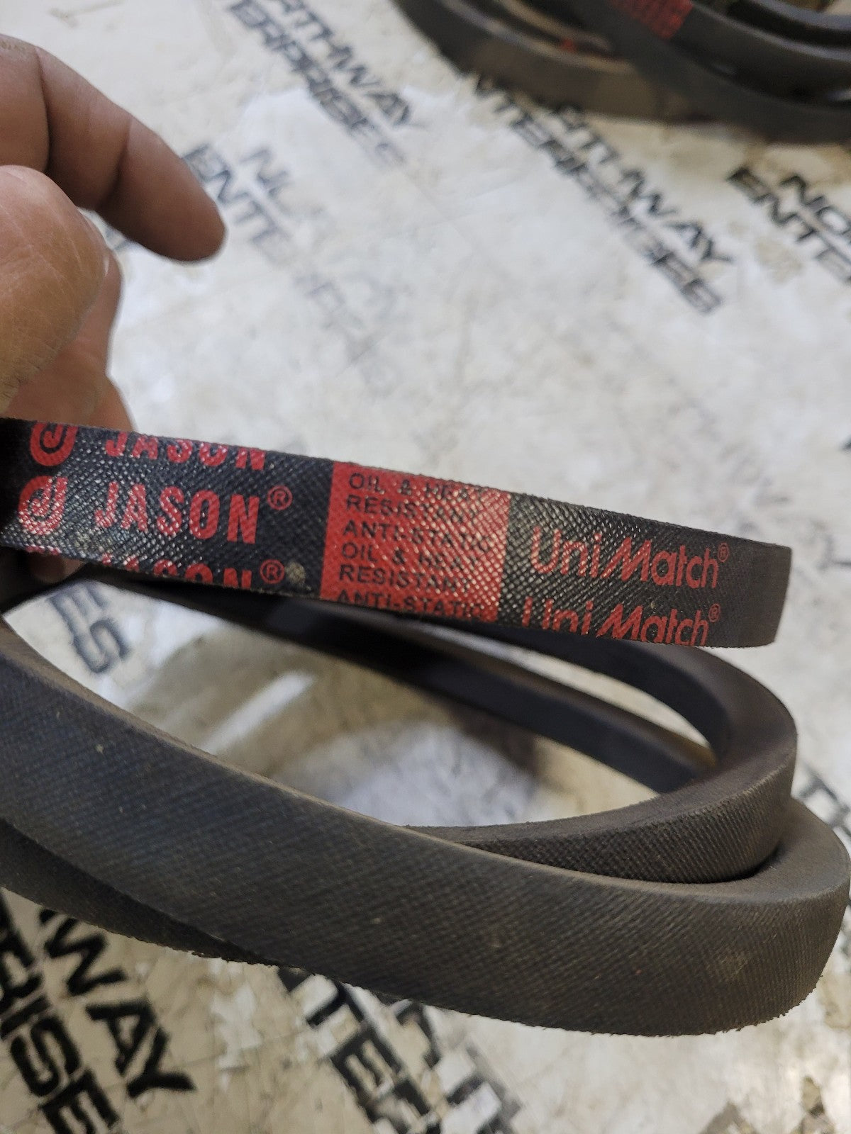 B58 or 5L610 V-belt 5/8 x 61in Vbelt JASON UNIMATCH