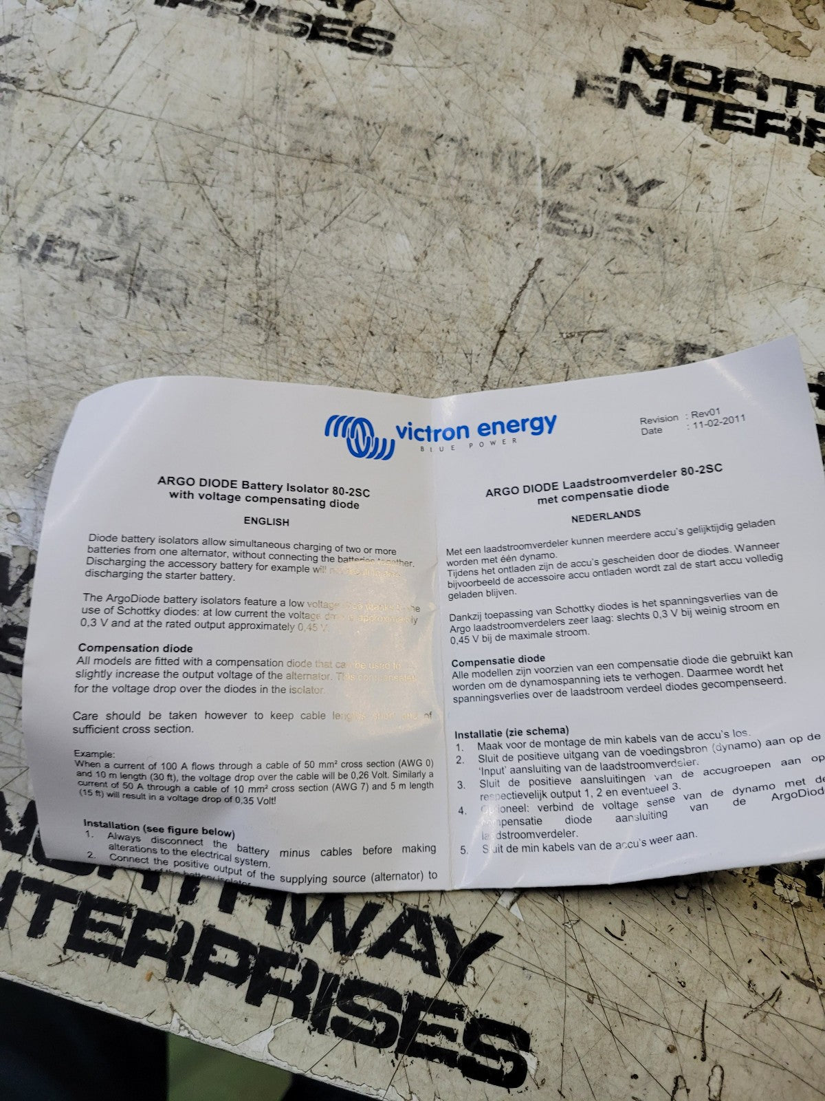 Victron Energy ARG080202000, Battery Isolator, 2 Outputs, 80A, 87-8M6005583