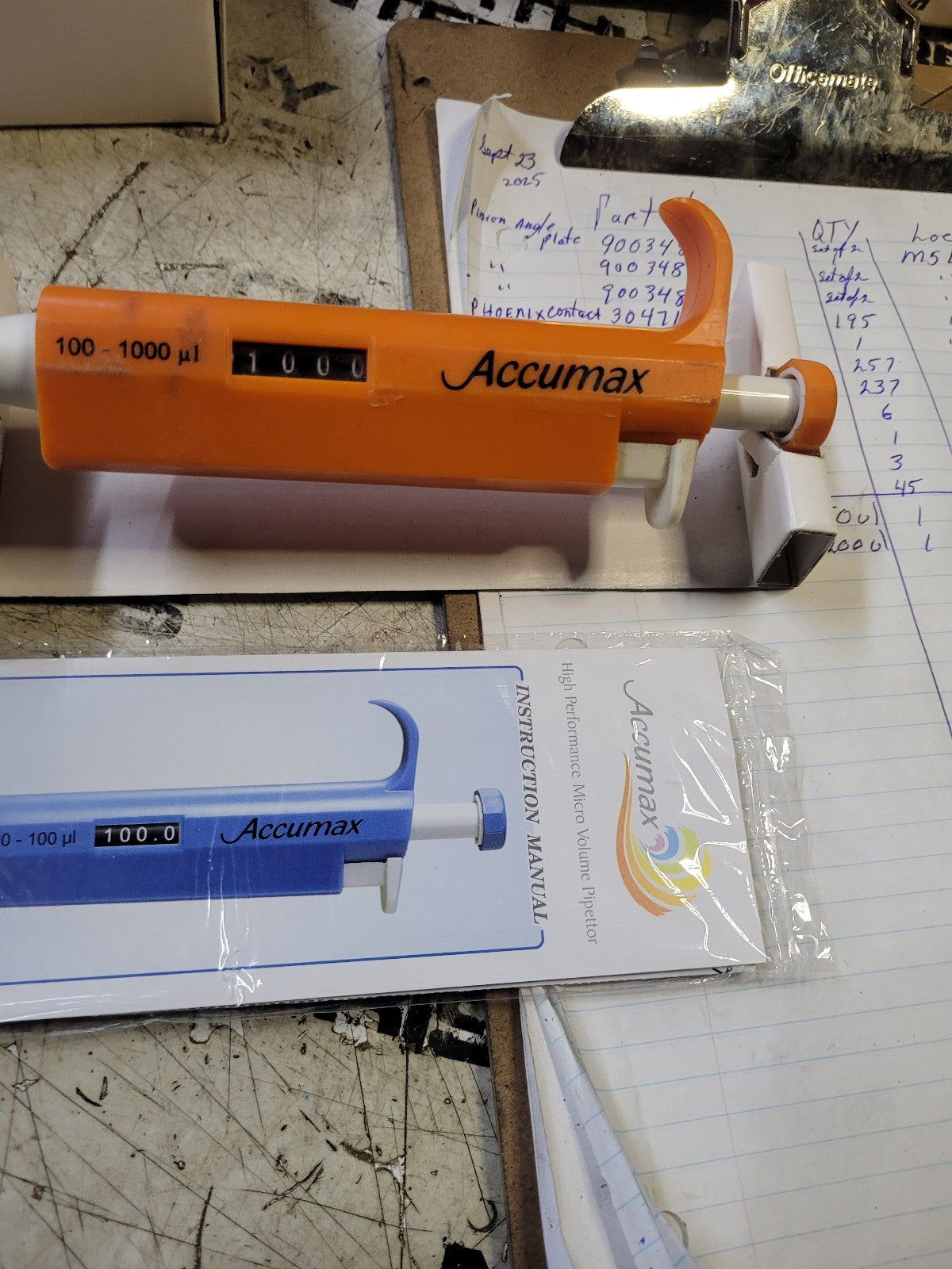 Accumax MicroPipette 10-100ul VA-500