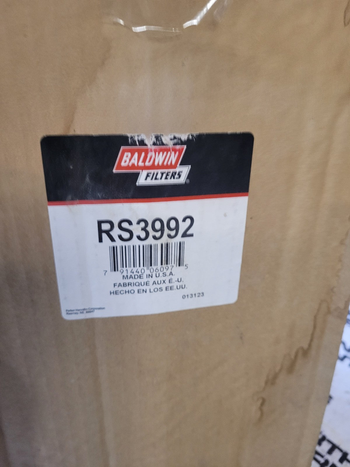 NEW RS3992 BALDWIN AIR FILTER