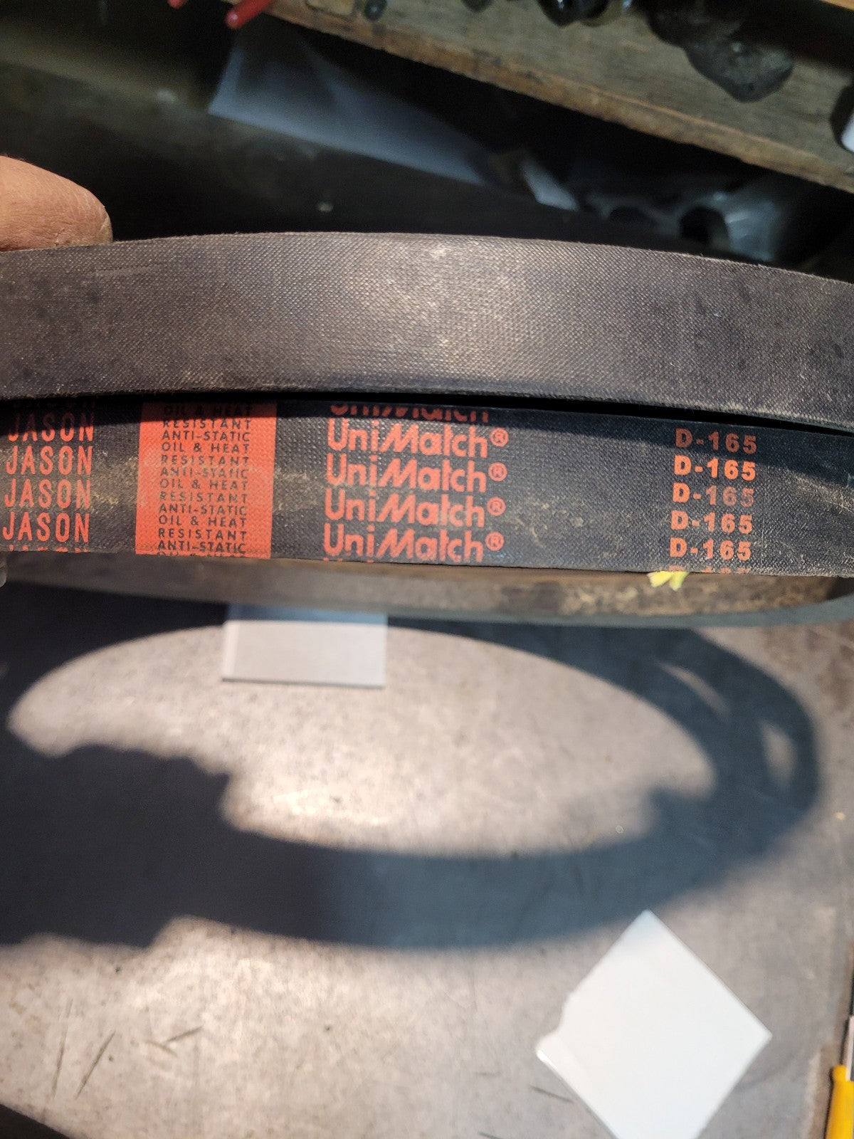 New JASON UNIMATCH D165 V-belt 1 1/4 x 170in Vbelt