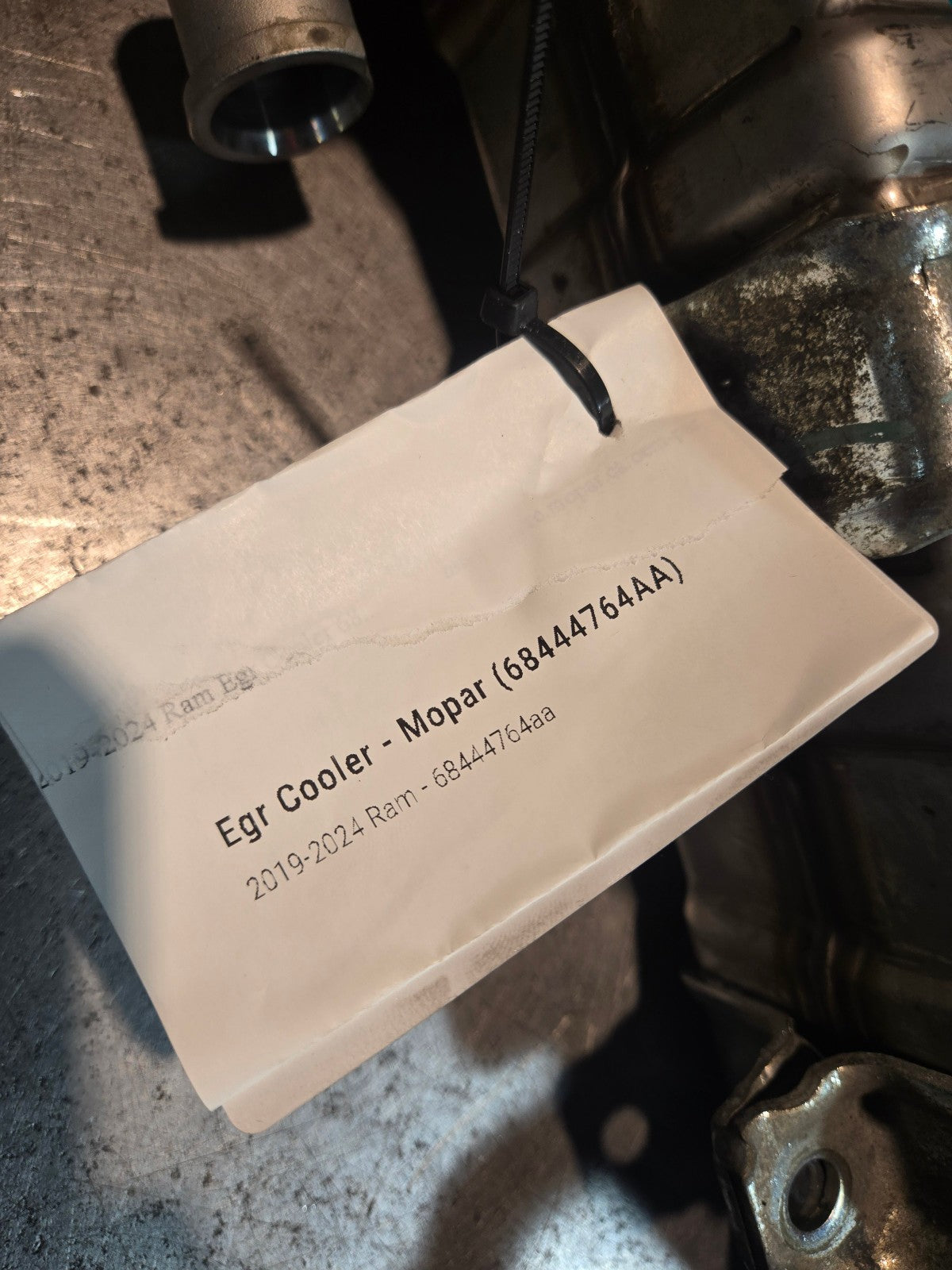 68444764AA 6.7l CUMMINS EGR COOLER 2023 RAM ETL (USED)
