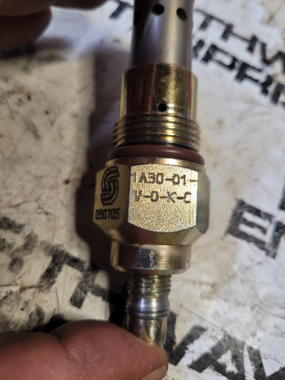 1A30-01-V-O-K-C 050705 DANFOSS RELIEF VALVE
