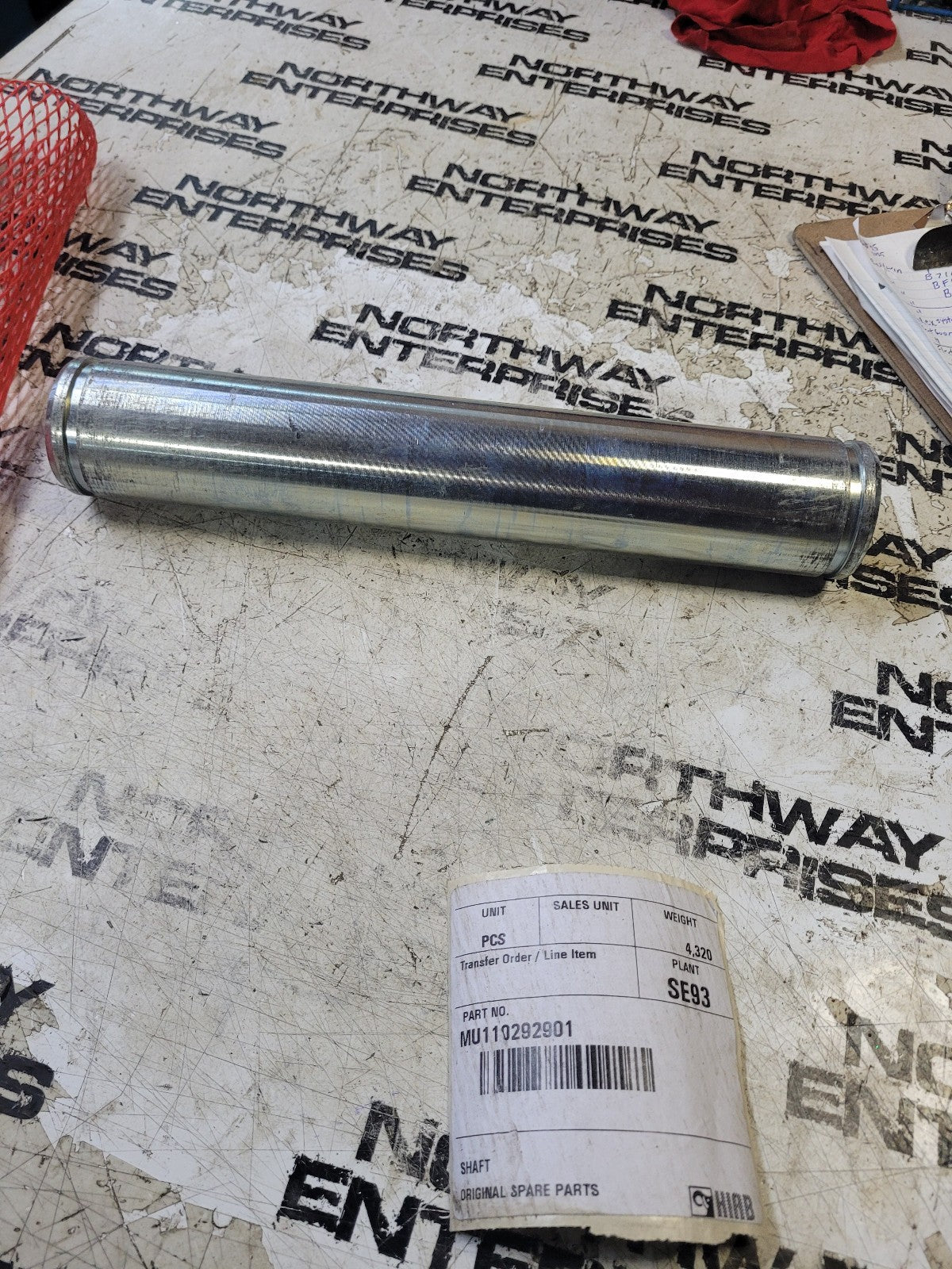 MU110292901 HIAB SHAFT 50MMX 290MM