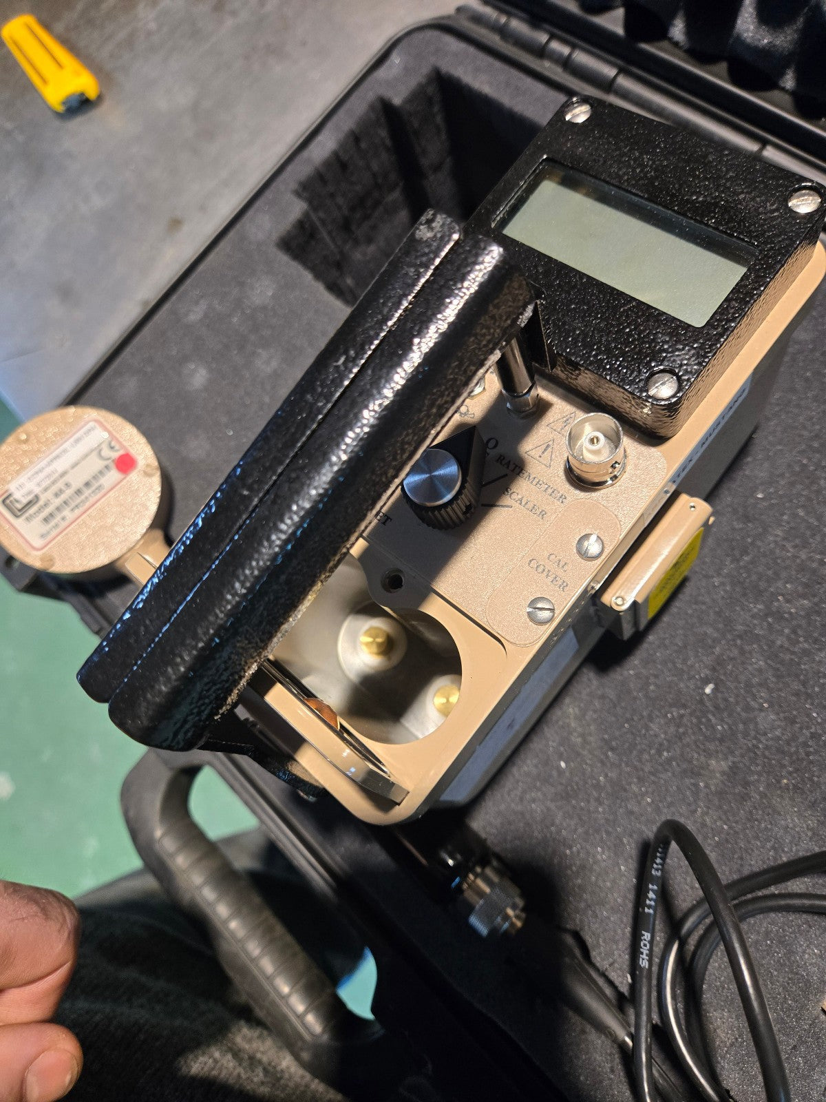 Ludlum Model 2241-2 Digital Survey Meter W/ Probe + Case 44-2, 44-9