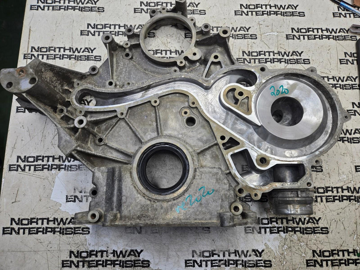 2020 FORD POWERSTROKE 6.7L FRONT ENGINE COVER WATER PUMP HOUSING LC3Q-6059-AB