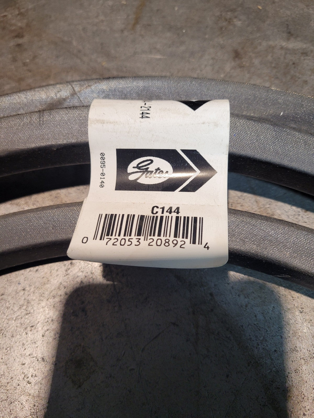 C144 NEW Gates Hi-Power II 7/8 in Top Width, 1 Strand, 148 in OD