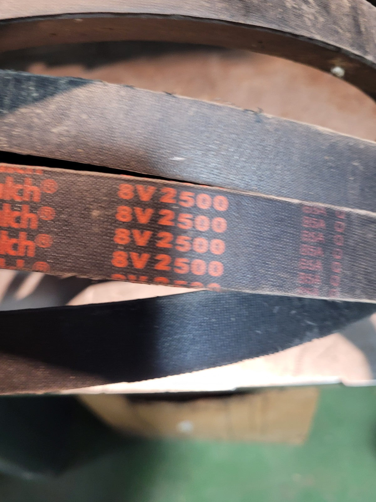 NEW 8V2500 Jason Belt 1 in Top Width, 1 Strand, 250 in OD
