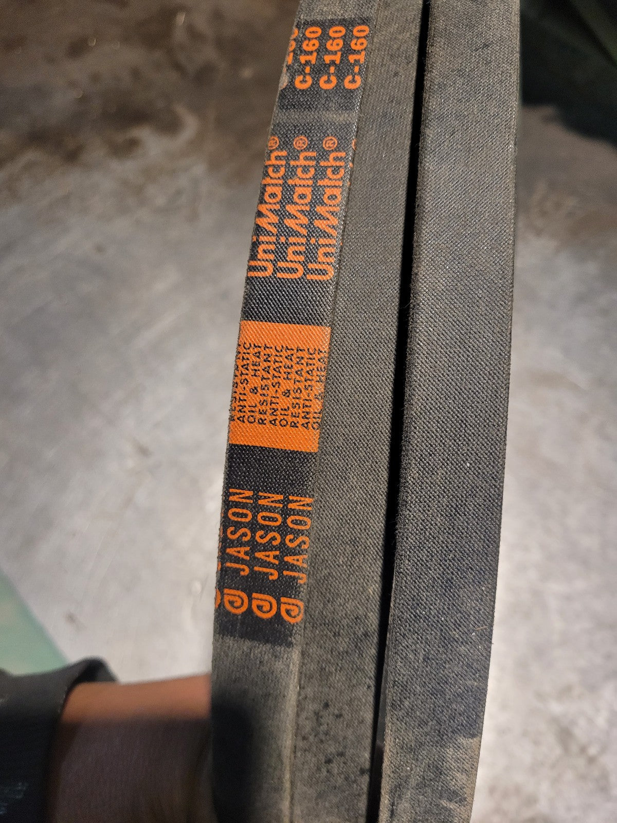 New C160 GATES BELT 7/8 in Top Width, 1 Strand, 164 in