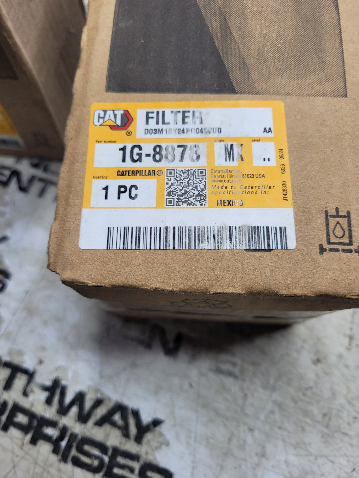 Genuine Cat 1G-8878 Caterpillar Hydraulic Filter In oem Box 1G8878