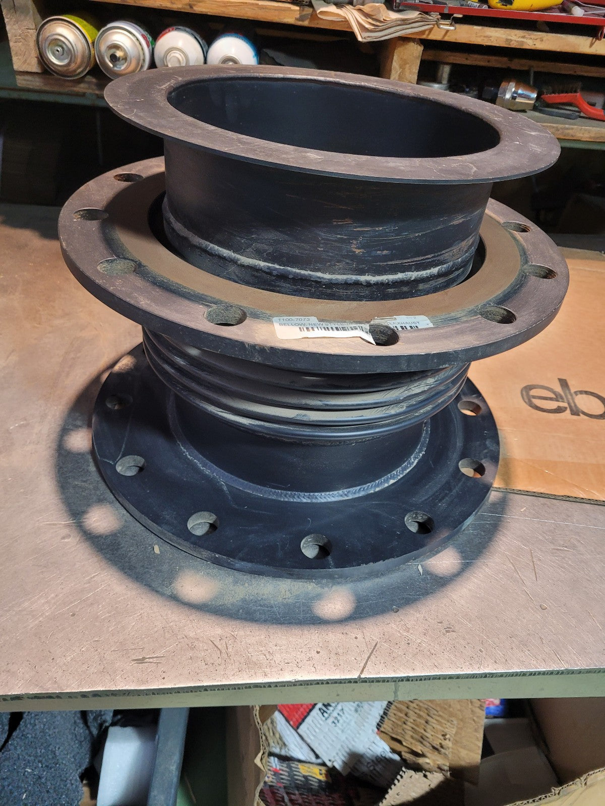 1100-7030 10" NELSON EXHAUST BELLOWS 11-1F1-1012-2P