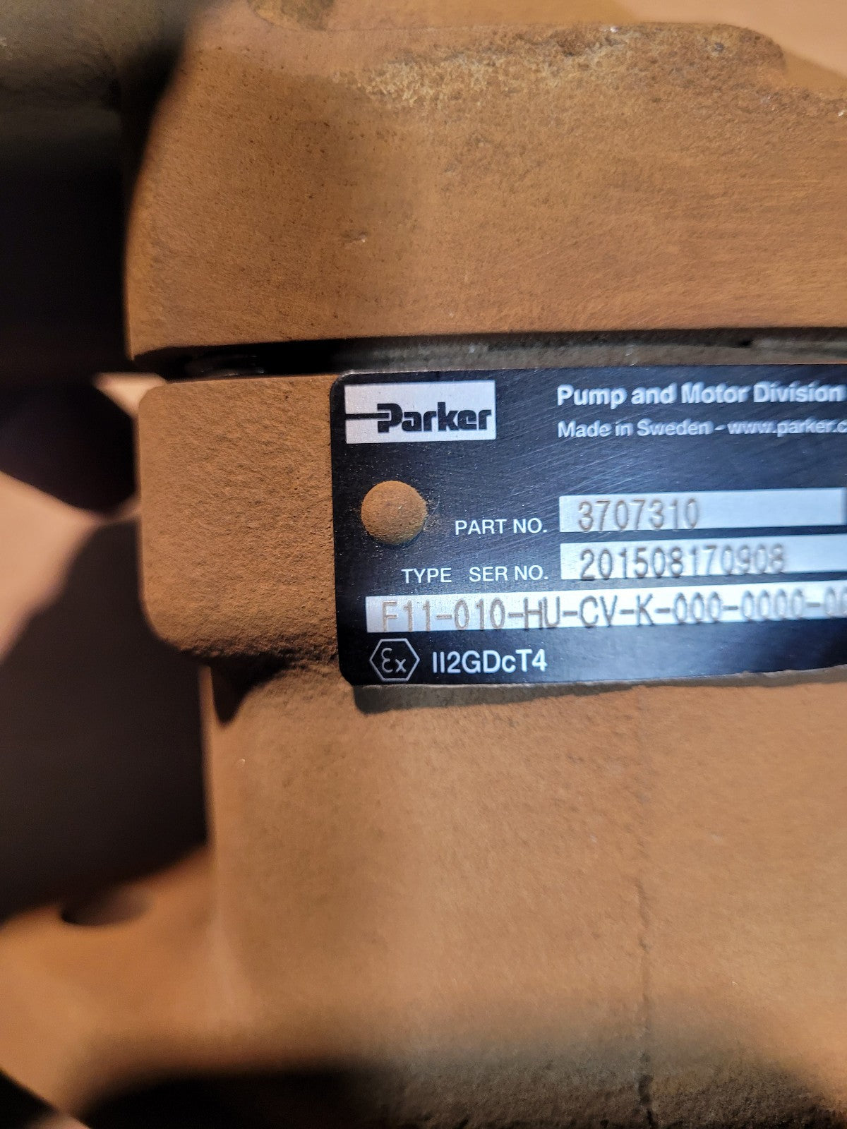REBUILT PARKER F11-010-HU-CV-K-000, 3707310