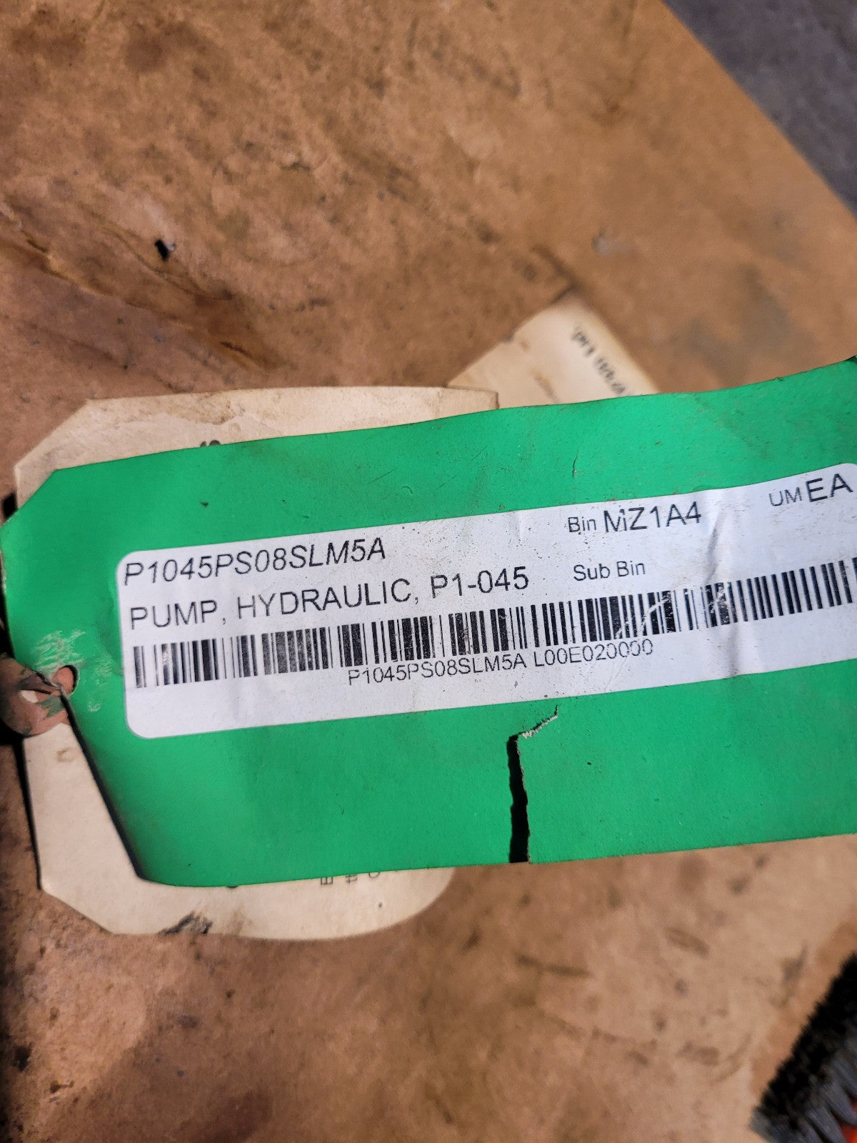 P1045Ps08SLM5A PARKER HYDRAULIC MOTOR