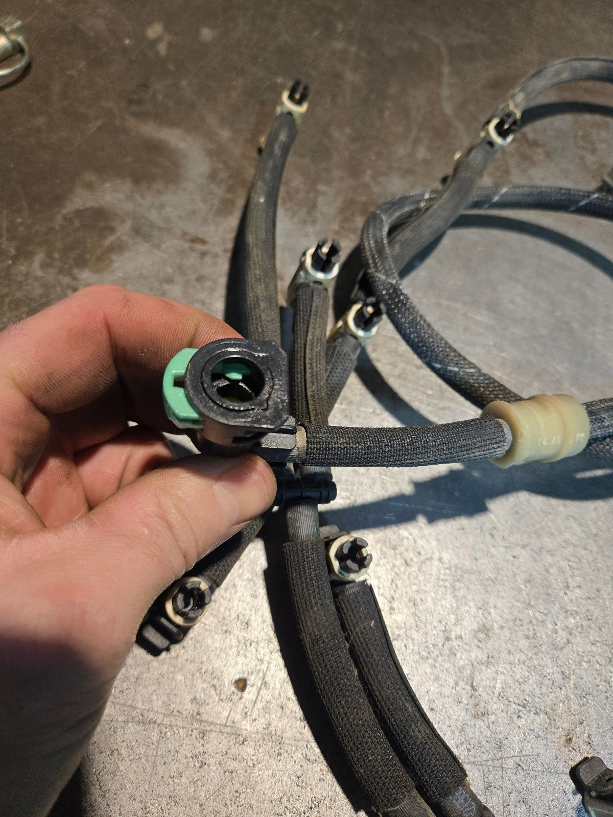 2020 FORD 6.7L POWERSTROKE FUEL RETURN LINES LC3Q-9K022-AC BC3Z9A564A