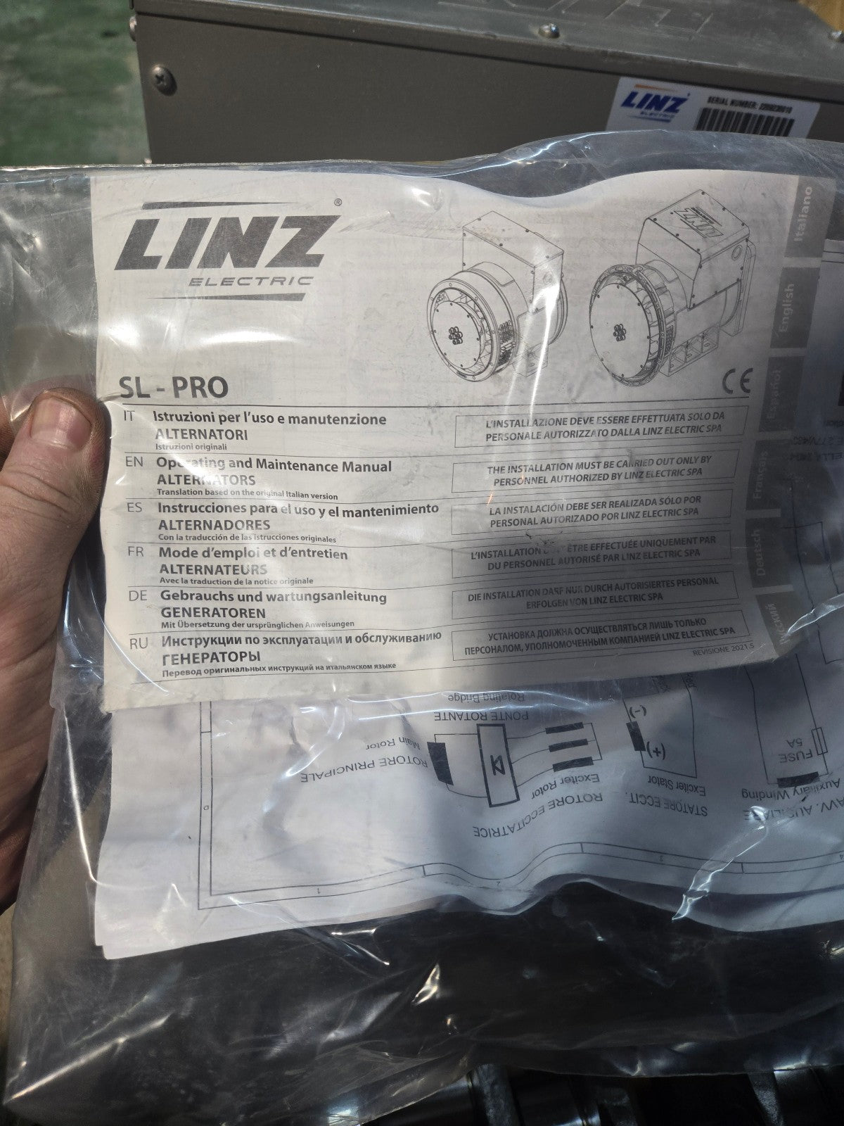 LINZ SLT18 MD 20KVA 1800RPM 3PH ALTERNATOR / GENERATOR 120/208-277/480
