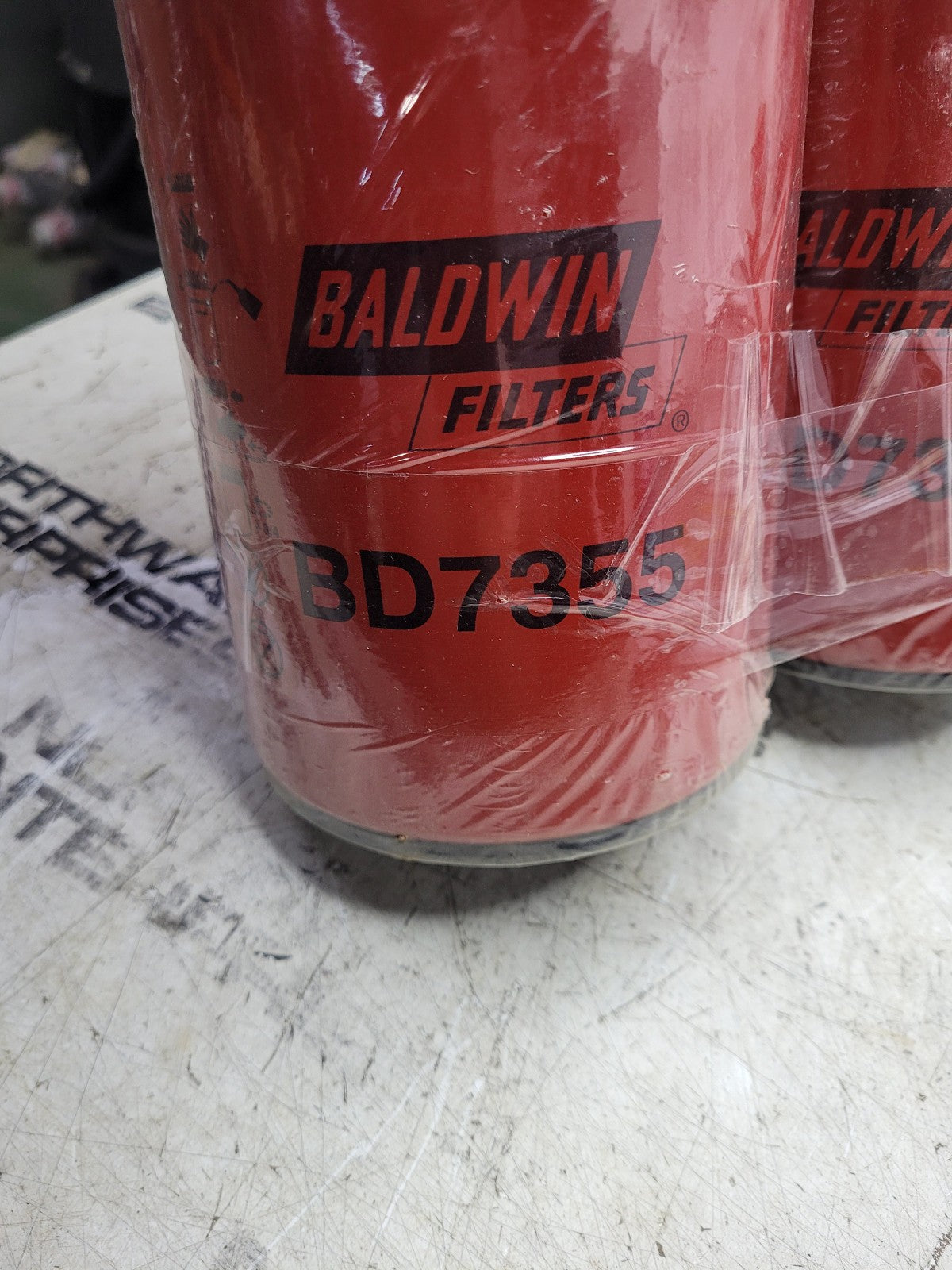 LOT OF 2 FILTERS - BD7355 BALDWIN OIL FILTER