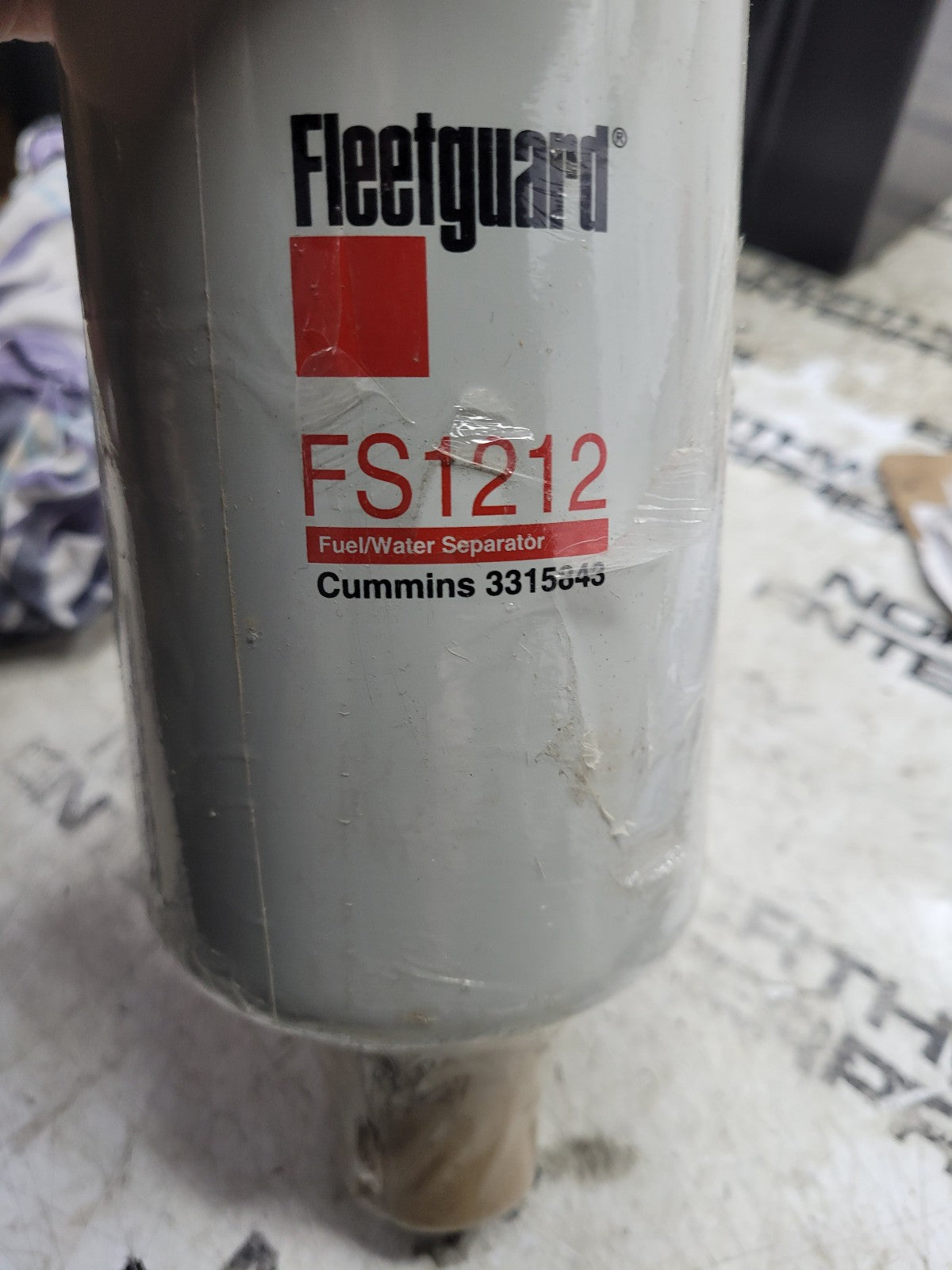 FS1212 FLEETGUARD FUEL FILTER CUMMINS 3315843