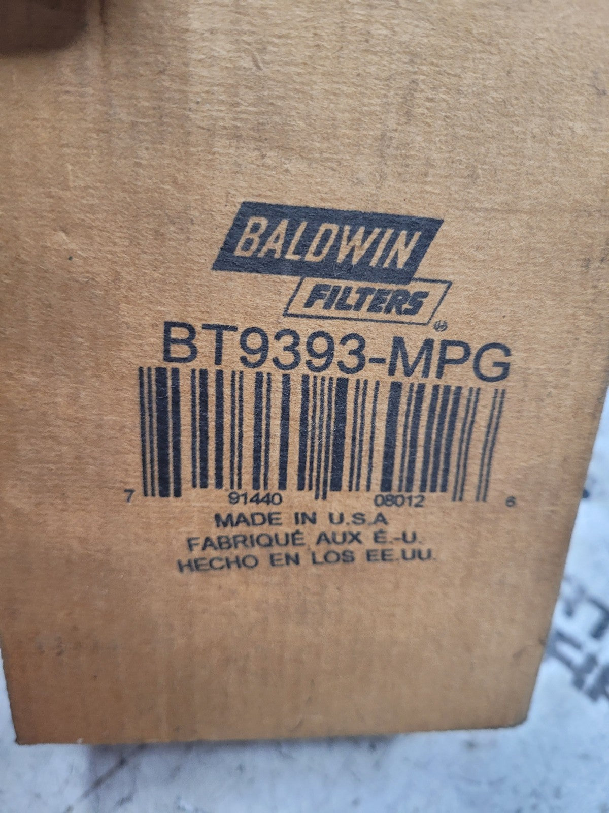 BT9393-MPG Baldwin Hydraulic Filter
