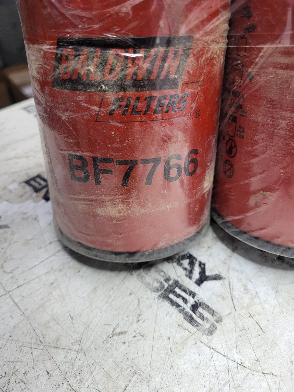 LOT OF 2 FILTERS - BF7766 BALDWIN FUEL FILTER
