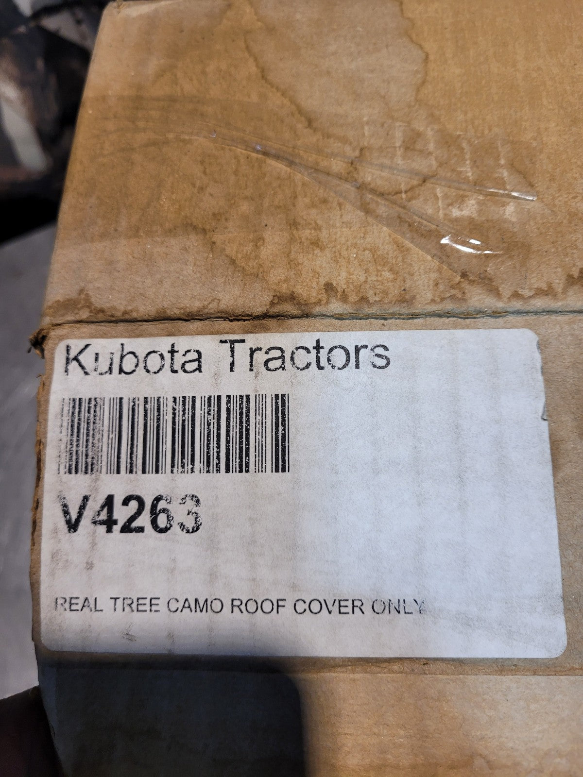 #V4263 CAMO ROOF COVER V4263 KUBOTA RTV900