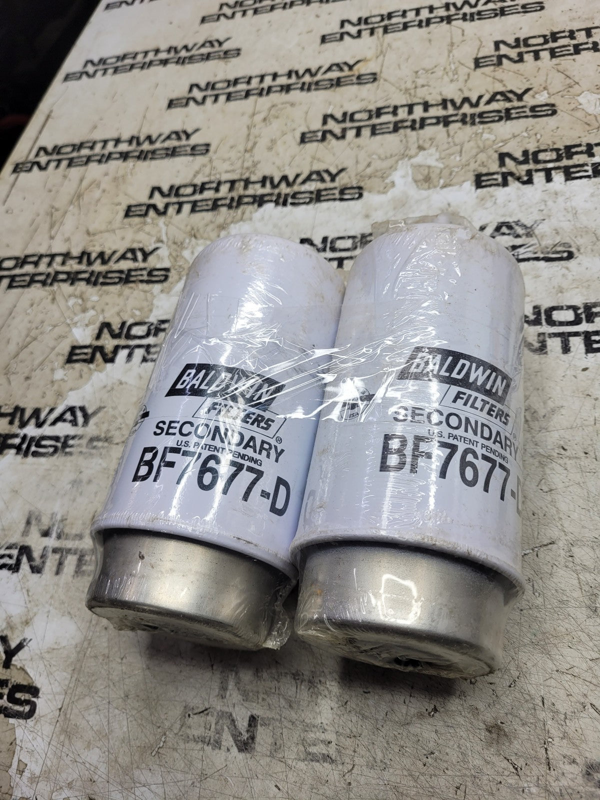 LOT OF 2 FILTERS - Baldwin Filters BF7677-D Fuel Filter