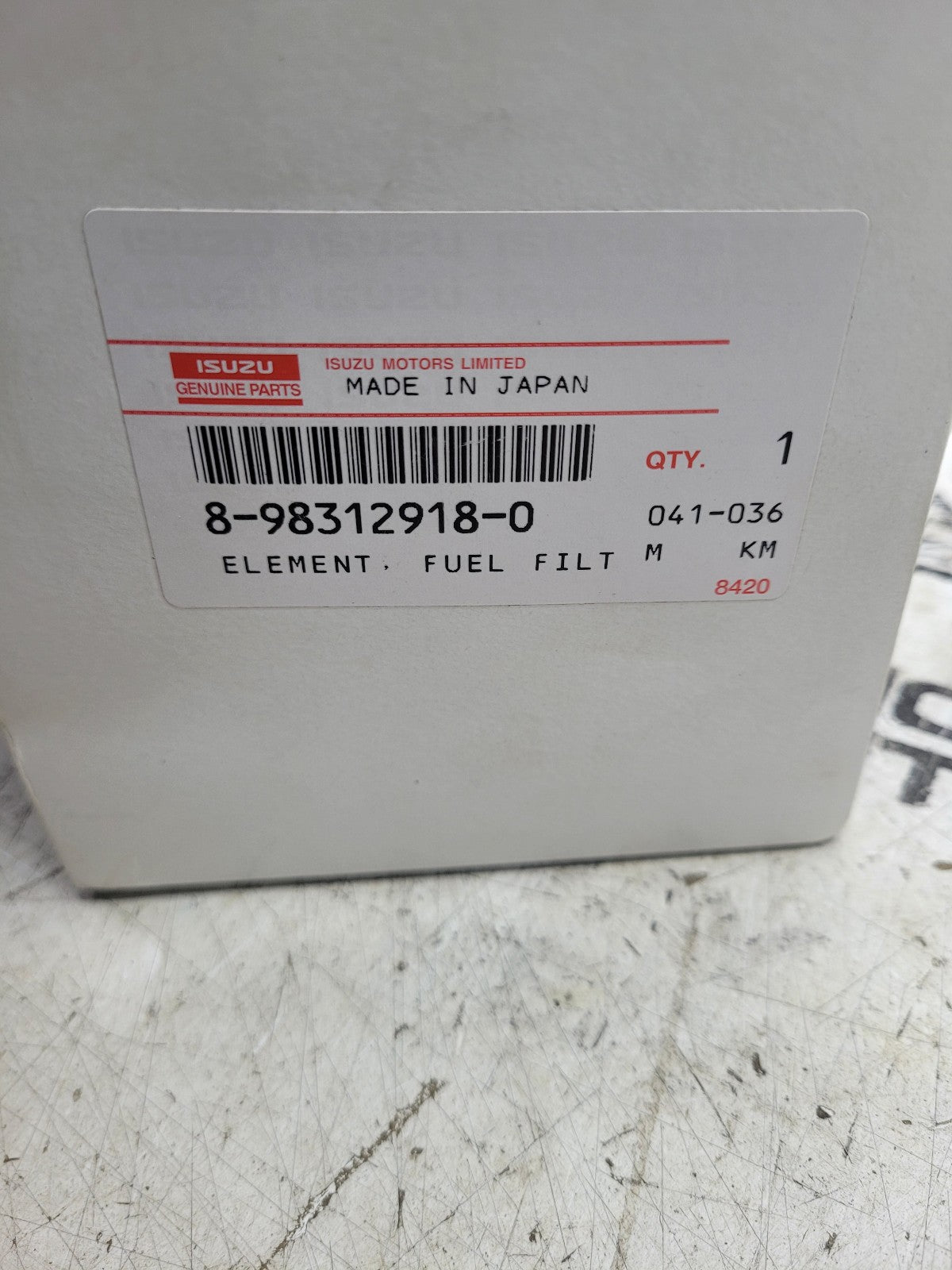 8-98312918-0 Isuzu Fuel Filter