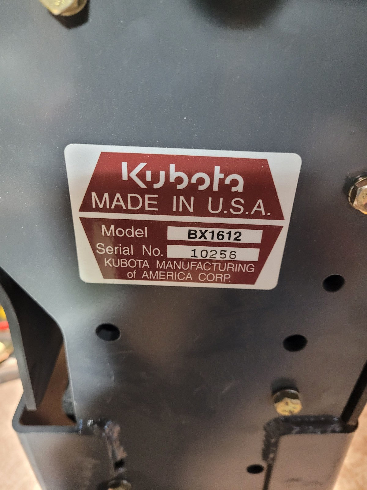 KUBOTA BX1612 7J160-71000 JOYSTICK CONTROL VALVE