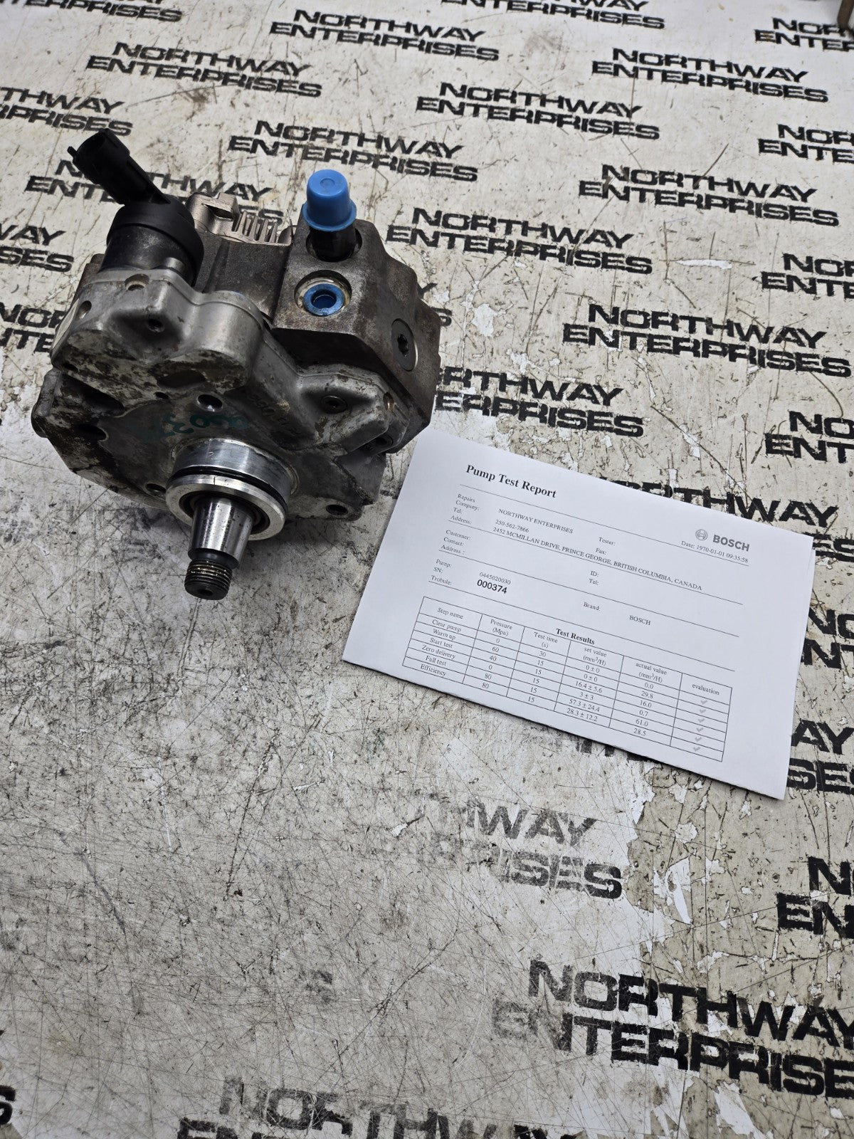 TESTED 0445020030 LLY Bosch CP3 Pump GM Duramax 8973037620