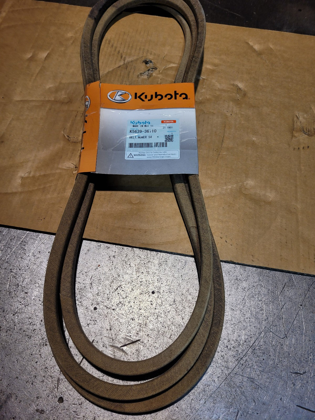 K5639-36710 KUBOTA V-BELT