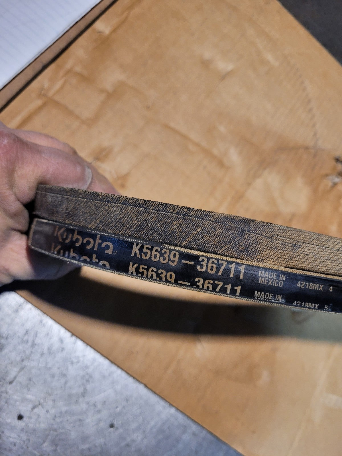 K5639-36710 KUBOTA V-BELT