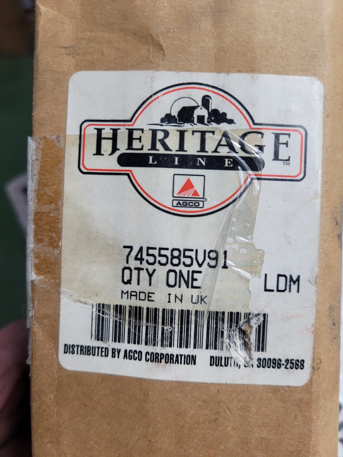 NEW 745585V91 Heritage Main Bearing Set, .010, 4.318 for Perkins 68085A
