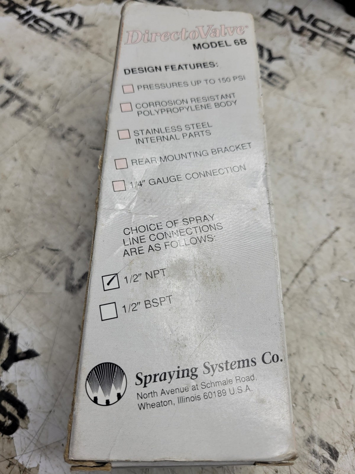 SPP76308 DirectoValve 6B 1/2" NPT